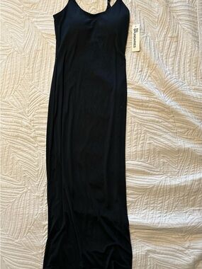 No Boundaries Black Maxi Slip Dress